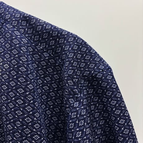 【LLサイズ】KIMONOオーバーシャツ　菊藍