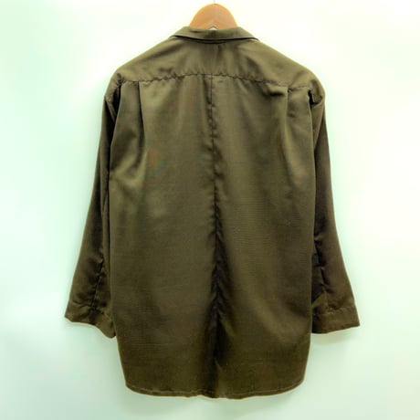 【LLサイズ】KIMONOオーバーシャツ　深翠