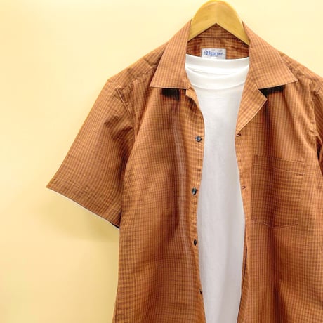 洗濯機洗いOK【Mサイズ】KIMONOカジュアルシャツ半袖　奏皇