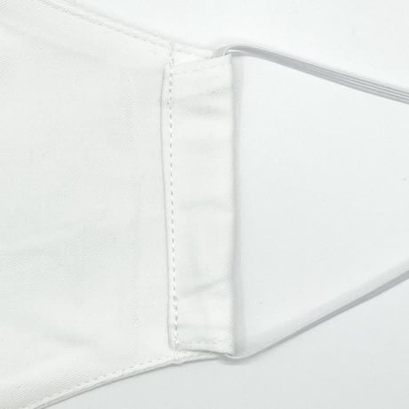 【大きめ大人サイズ】ダブルクレンゼ　抗菌抗ウィルス機能洗える布立体マスク 　オフホワイトバーバリー