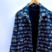 【LLサイズ】KIMONOオーバーシャツ　葵藍次