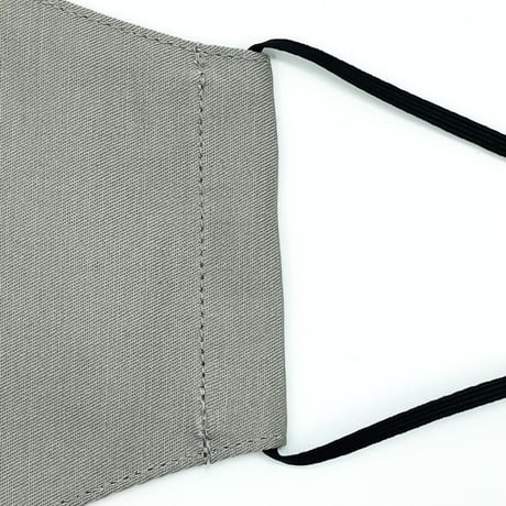 【大人サイズ】涼感クレンゼドライマスターUVカット めがね専用　曇りにくい抗菌抗ウィルス機能洗える布立体マスク  アッシュグレイ