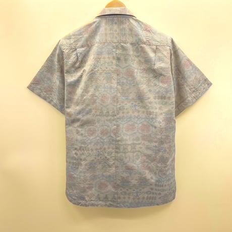 【LLサイズ】KIMONOカジュアルシャツ半袖　淡煌