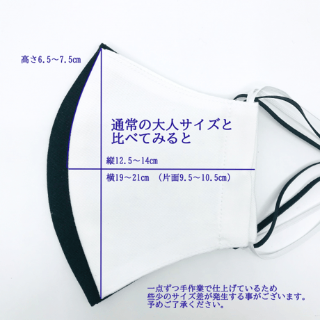【小さめ大人サイズ】冷感アイスコットン　抗菌抗ウィルス機能洗える布立体マスク  アッシュグレイ