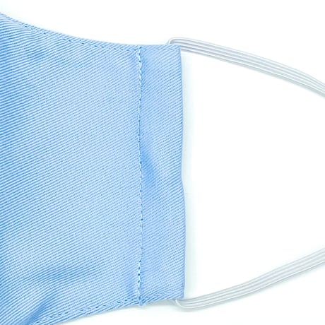【大人サイズ】ダブルクレンゼ　めがね専用　曇りにくい抗菌抗ウィルス機能洗える布立体マスク  勿忘草色