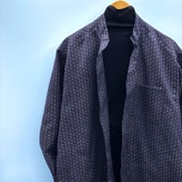 【LLサイズ】KIMONOオーバーシャツ　菊藍