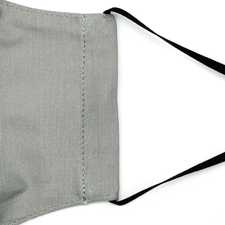 【小さめ大人サイズ】ダブルクレンゼ　めがね専用　曇りにくい抗菌抗ウィルス機能洗える布立体マスク  　アッシュグレイ