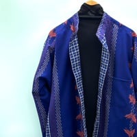 【LLサイズ】KIMONOオーバーシャツ　蝶凛