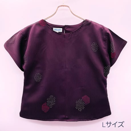【レディースL】KIMONOTブラウス　蓮花托