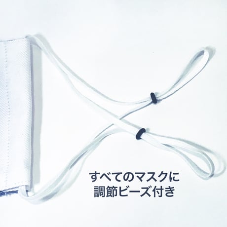 【大人サイズ】抗菌抗ウィルス機能洗える布BOX型マスク 　勿忘草色