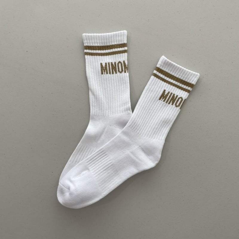 MINOMOMO®️ Gold line ソックス | MINOMOMOSTORE