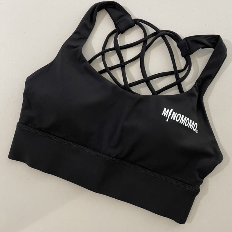 バッククロス ブラトップ ブラック | MINOMOMOSTORE