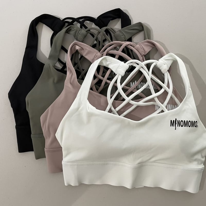 バッククロス ブラトップ ブラック | MINOMOMOSTORE