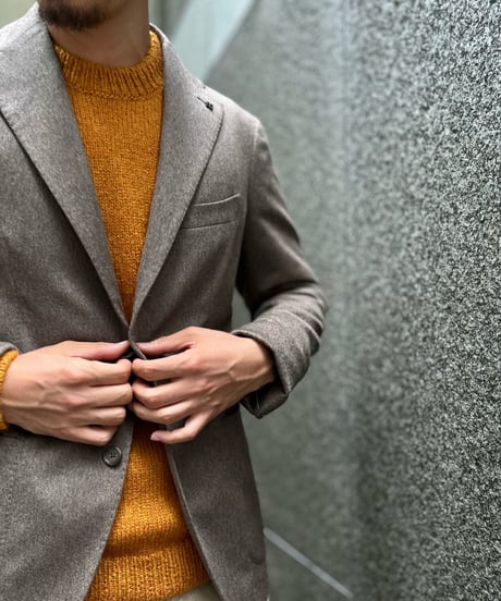 TAGLIATORE wool&cashmere jacket brown