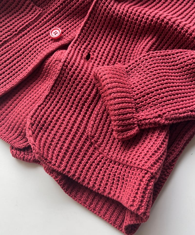 DORIANI cotton knit jacket | OYSTER ONLINE STORE