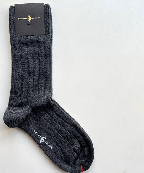 SOZZI MILANO LAMBSWOOL rib-socks