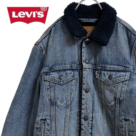 (③D)TB582さ@ LEVI’S PREMIUM 裏ボア デニムジャケット