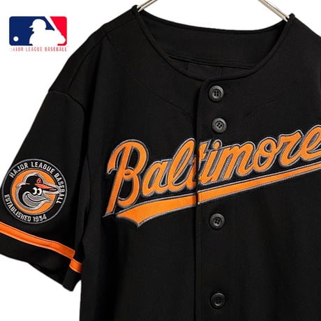 (③)TBK279ね@ MLB Baltimore ゲームシャツ 野球 メンズMサイズ