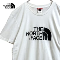 (D)TB708ね@ THE NORTH FACE Aランク 美品 センターロゴ Tシャツ ホワイト 白