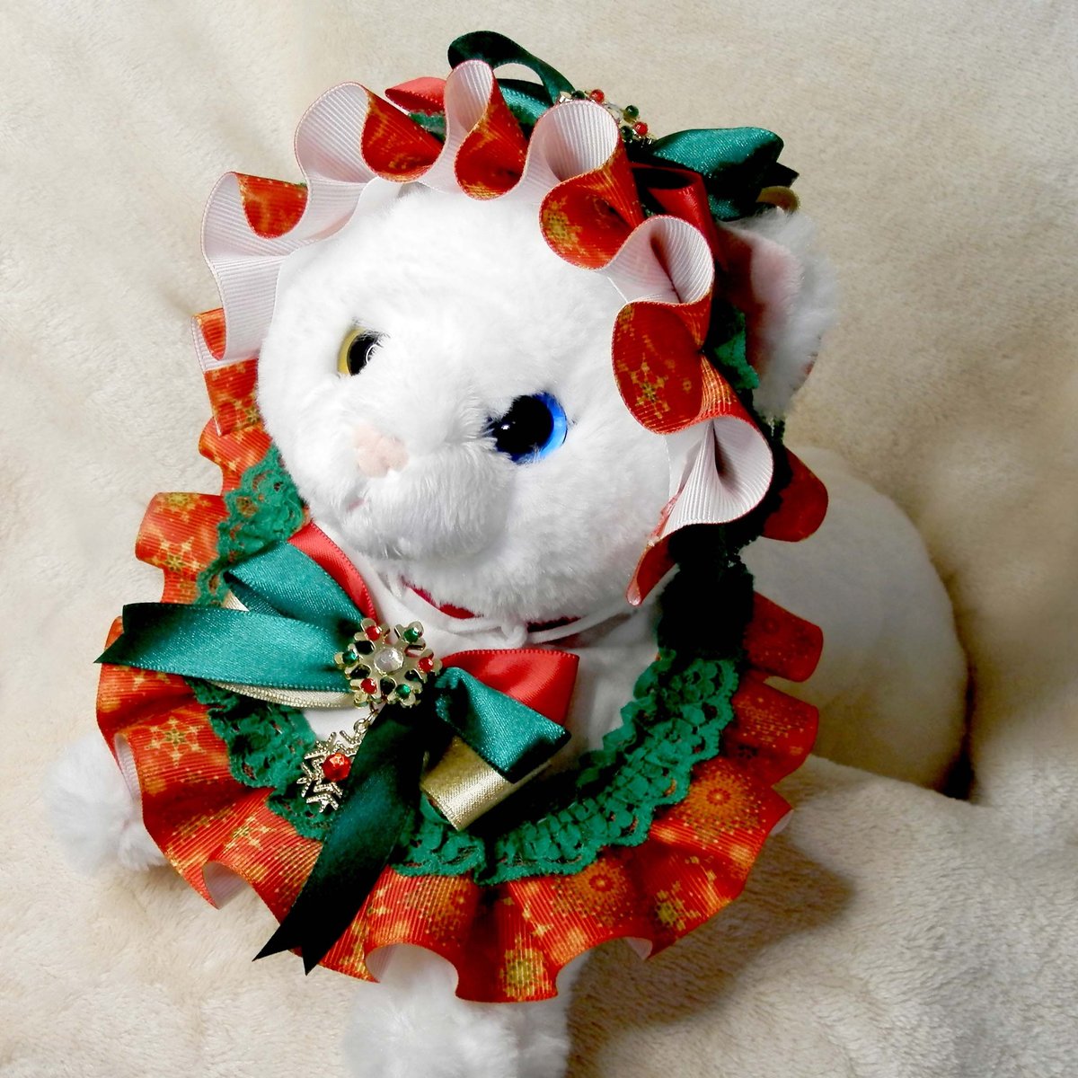 RR　2枚セット世界一美しい猫 　ナスタチューム＆ クリスマローズ 予約販売：11月以内 お届け予定】次元界TOY(WAN LE XUN CHAO