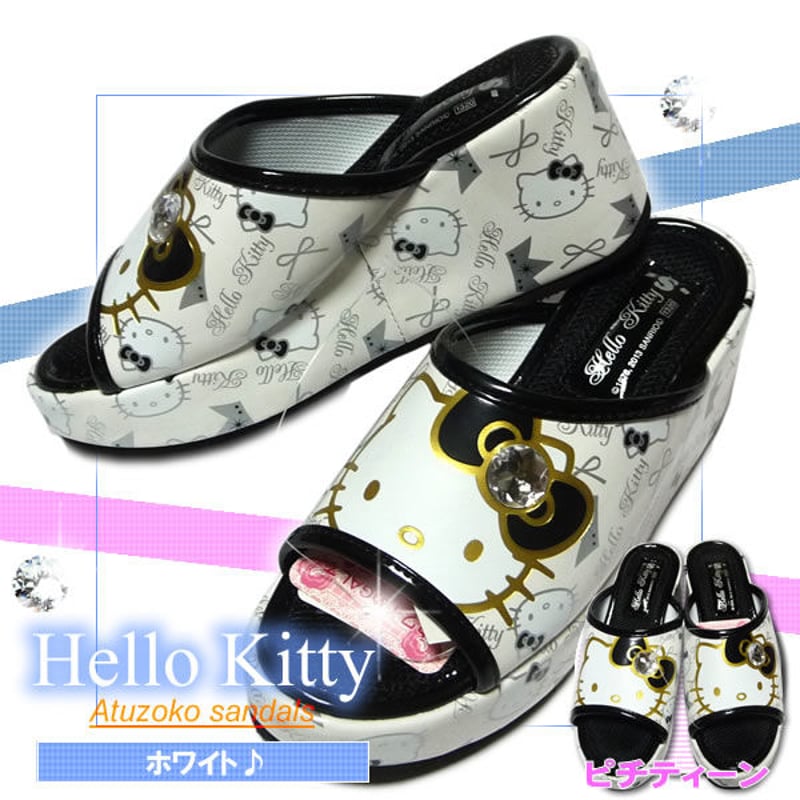 2200円 婦人 ハローキティ HELLO KITTY 厚底サンダル 光石 2200円 婦人 ハローキティ HELLO KITTY 厚底サンダル 光石