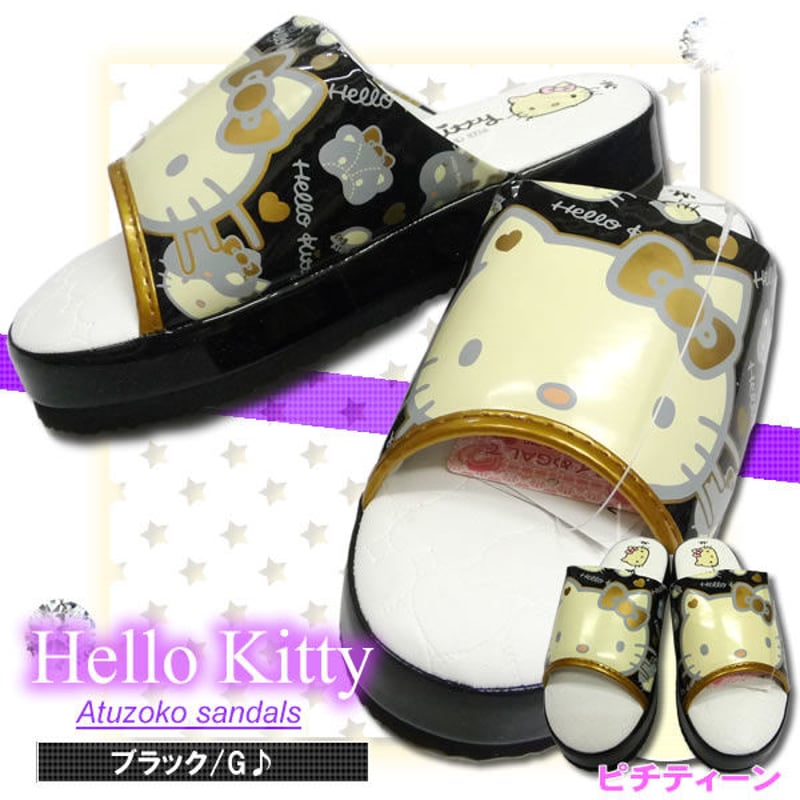 1480円 婦人 ハローキティ HELLO KITTY 厚底サンダル | ピチティーン 1480円 婦人 ハローキティ HELLO KITTY 厚底サンダル | ピチティーン