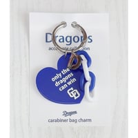 ドラゴンズグッズ　カラビナBAGチャーム　種類：D044-BL