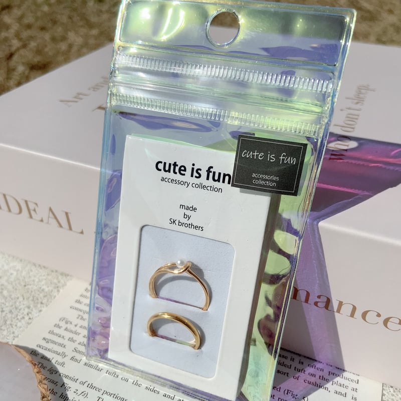 完売】CAS-038 リングセット GD （パッケージ入り） | c.i.f