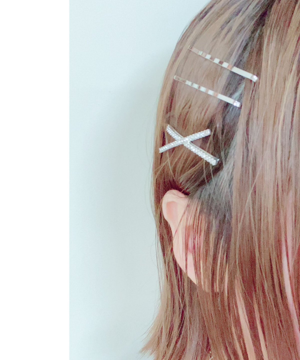 ペア 完売】PFG-036 ヘアピンセット クロスGD（パッケージ入り3本set) | c.i.f