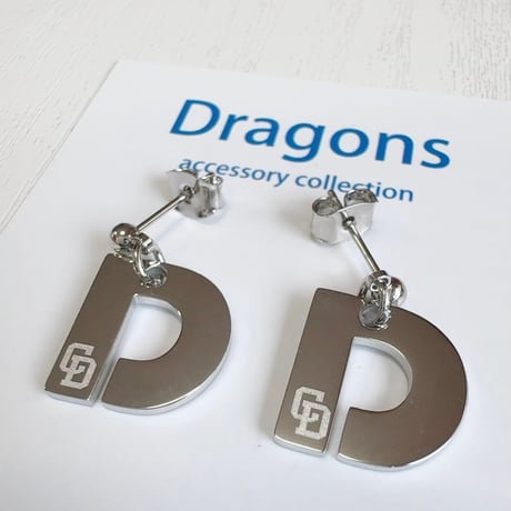 ドラゴンズグッズ　ピアス　種類：D036-ST-D