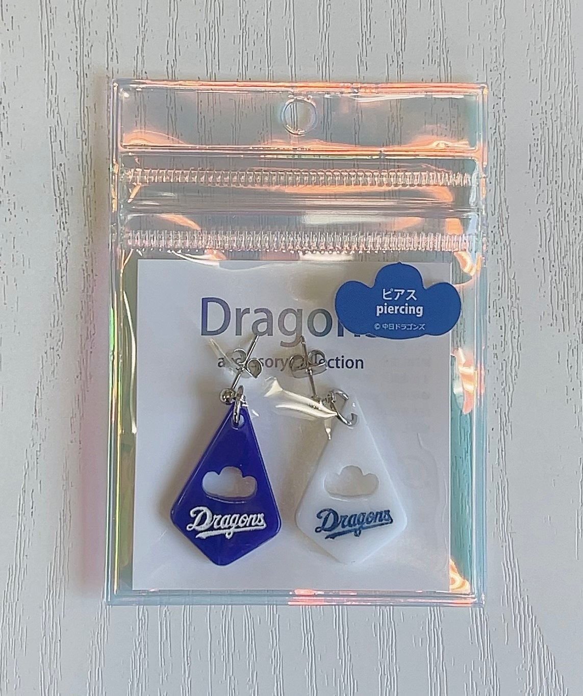 ドラゴンズグッズ ピアス 種類：D018-ロゴ | c.i.f
