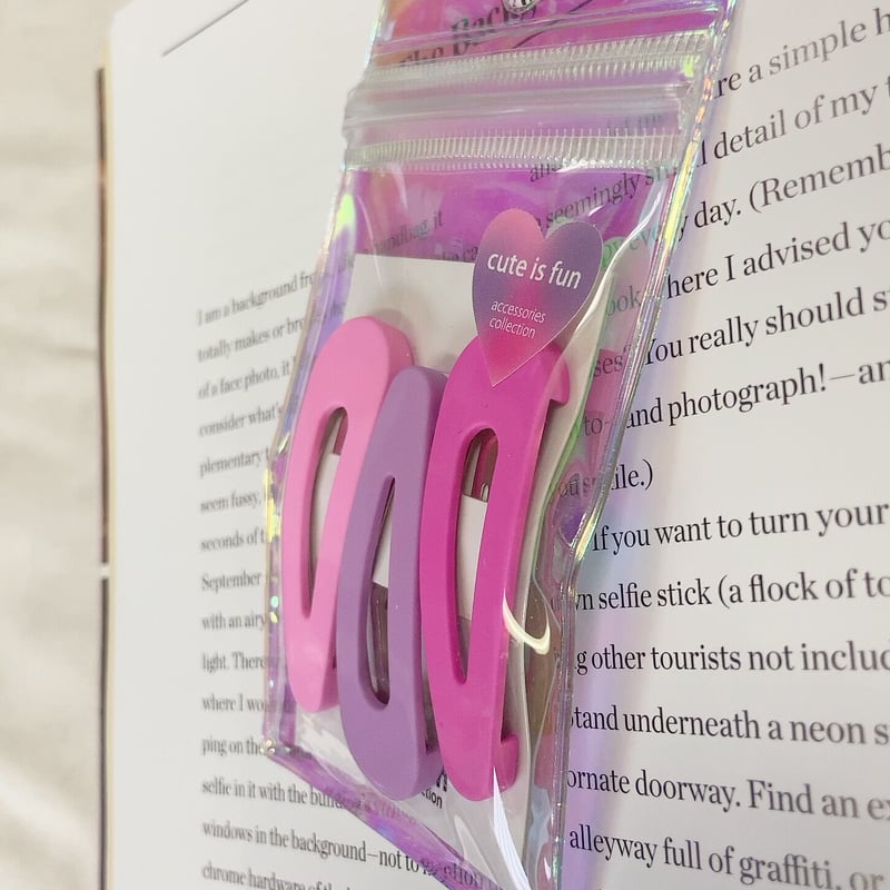 レザーヘアピン　ピンク　（優望） 楽天市場】【2個セット】ヘアピン パッチンピン フェイクレザー 大きめ