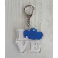 ドラゴンズグッズ　LOVEキーリング　種類：005 WH