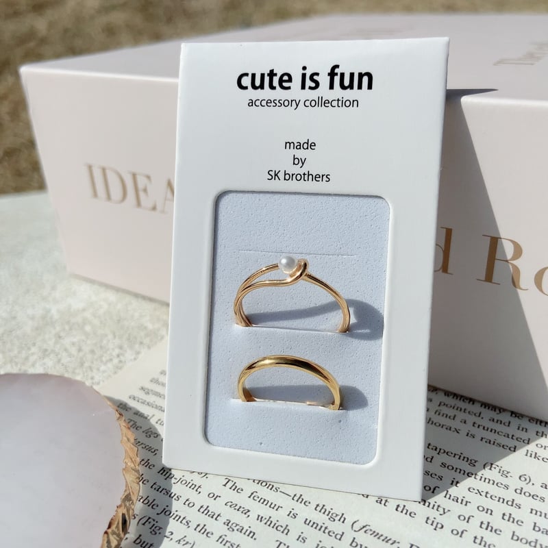 完売】CAS-038 リングセット GD （パッケージ入り） | c.i.f