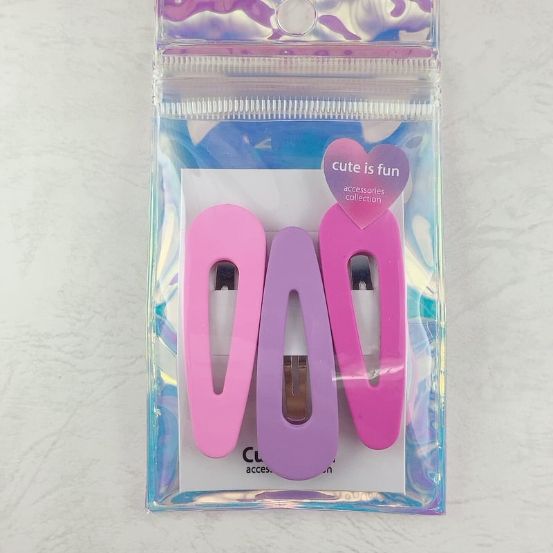 欠品中】PFG-047 ヘアピンセット ピンク(パッケージ入り3本set) | c.i.f