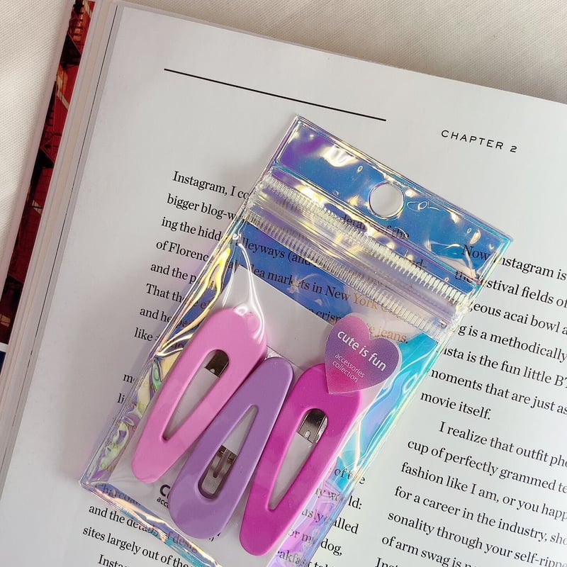 ヘアピンセット ぽむ れいんぱふ 2023バレンタイン キュービックバタフライヘアピン【Dahlia】 | 【公式】MUK ONLINE SHOP