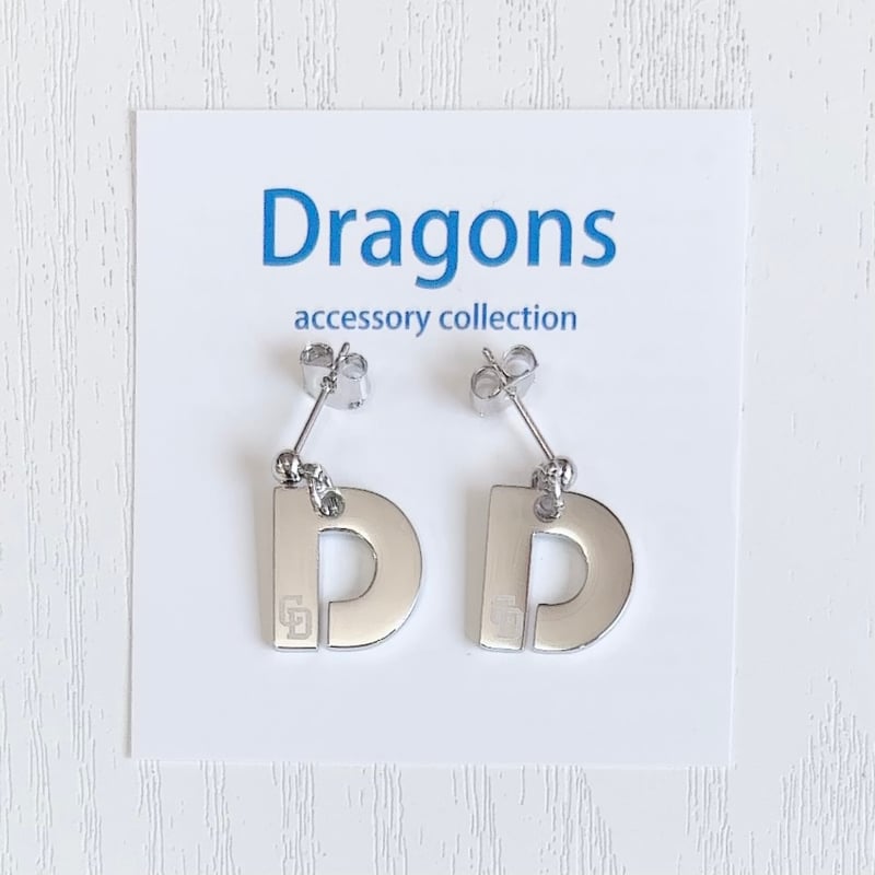 DragonRose ドラゴンローズ 片耳ピアス3点セット ドラゴンズグッズ ピアス 種類：D036-ST-D | c.i.f