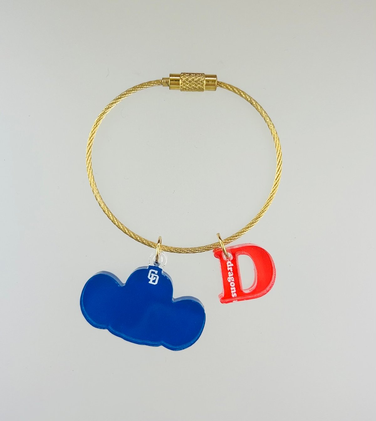 どあら ドラゴンズグッズ ワイヤーチャーム 種類：D015-ドアラBL | c.i.f