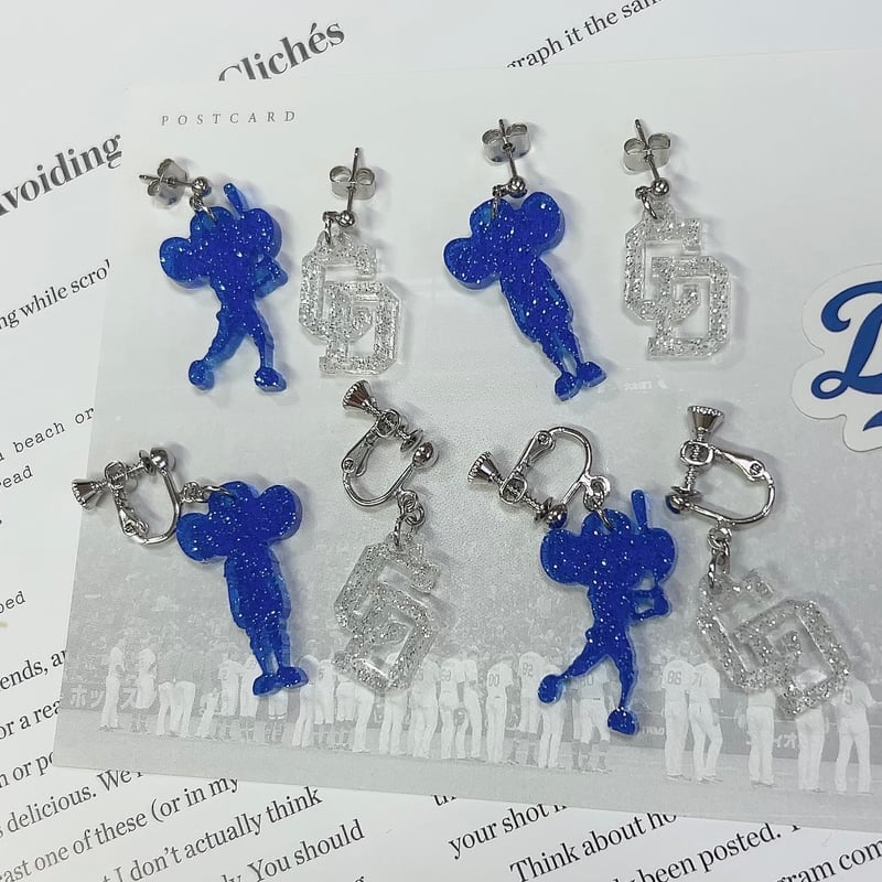 ドラゴンズグッズ ピアス 種類：D014-バッター | c.i.f