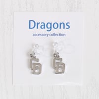 ドラゴンズグッズ　ノンホールピアス　種類：D047-ST-CD