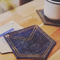 HillMeJEAN Denim Coaster