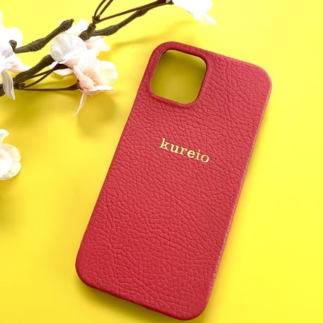 フランス製レザーのスマホカバー