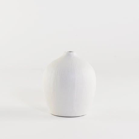 FLOWER VASE MAT （porcelain）/ マットな質感 磁器製のフラワーベース プランパー / S , Lサイズ