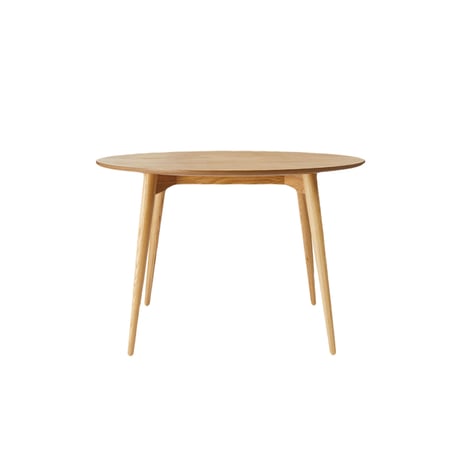 ROUND DINING TABLE 110 / 北欧風デザインのナチュラルな円形テーブル / 4人用 テーブル