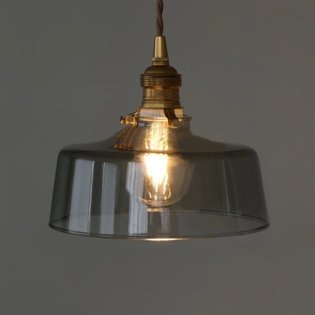 GRASS SHADE × BRASS PENDANT LIGHT / E26 / オリス / 真鍮灯具 60cm / シーリングカバー付き