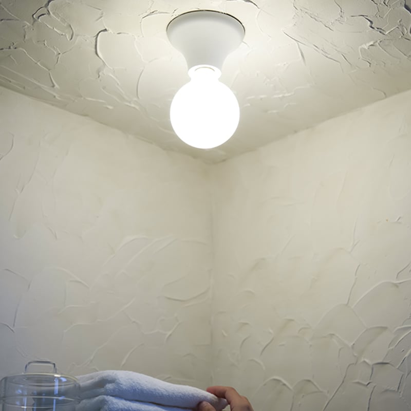 Flare ceiling light / white , gray / シンプルでモダンな工