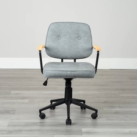 DESK CHAIR / カジュアルでありながらも知的なエッセンスのオフィスチェア  / GRAY , BROWN ,  BLACK / デスクチェア