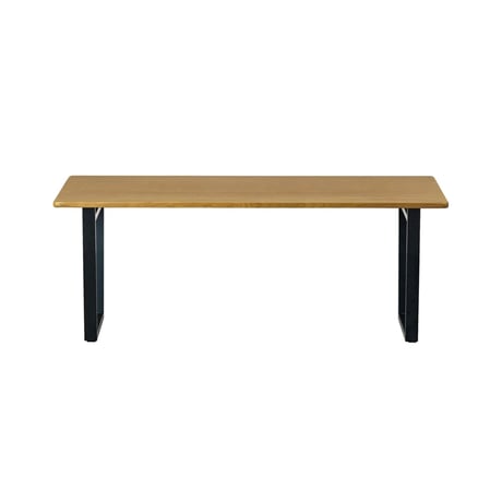 ASH + STEEL LEG DINING TABLE 1800 / BROWN , BLACK / アッシュ無垢材とスチール脚のダイニングテーブル