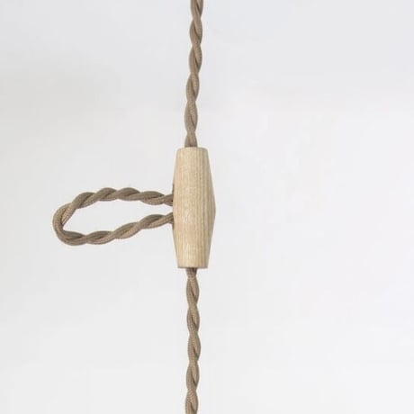 AXCIS WOOD CORD ADJUSTER LONG / コードアジャスター ロング / アッシュ材 , ウォールナット材 / ペンダントライトのコードの長さを調節