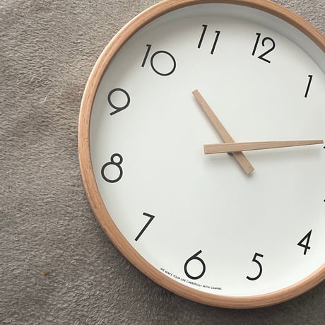 WOOD WALL CLOCK / CAMPAS / Lサイズ / 掛け時計 / ナチュラルスタイリング 北欧インテリア